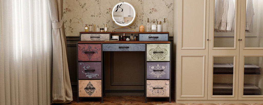 Toaletka w stylu Bohemian