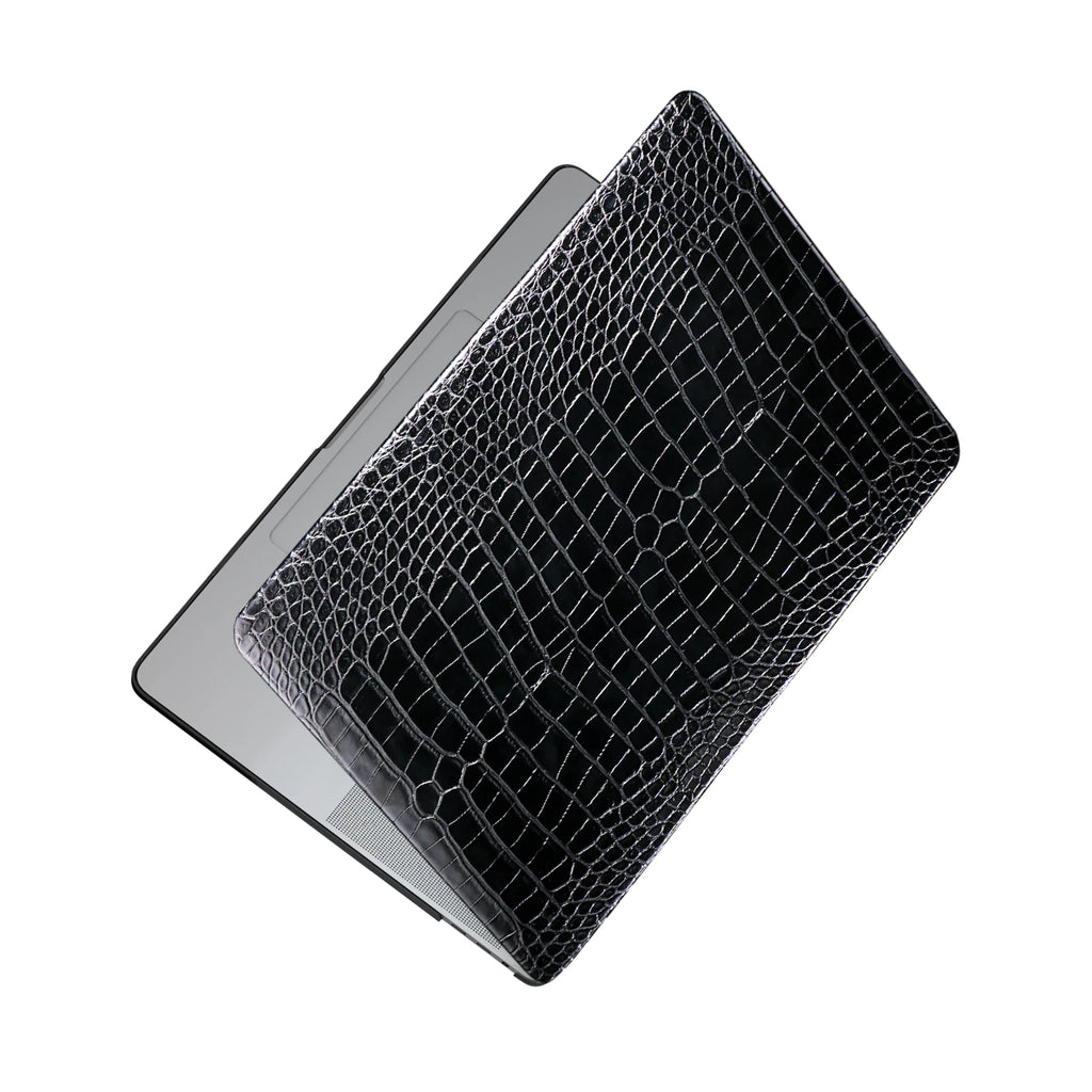 Ekskluzywne Etui na Laptopa z Imitacji Skóry Krokodyla