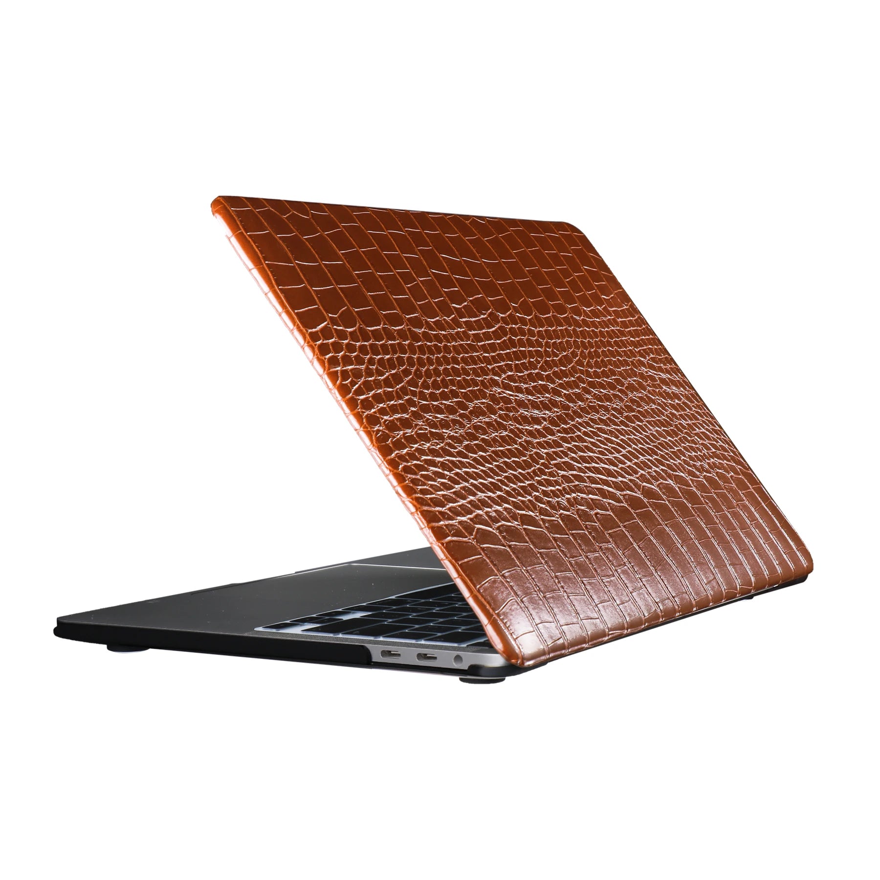 Ekskluzywne Etui na Laptopa z Imitacji Skóry Krokodyla