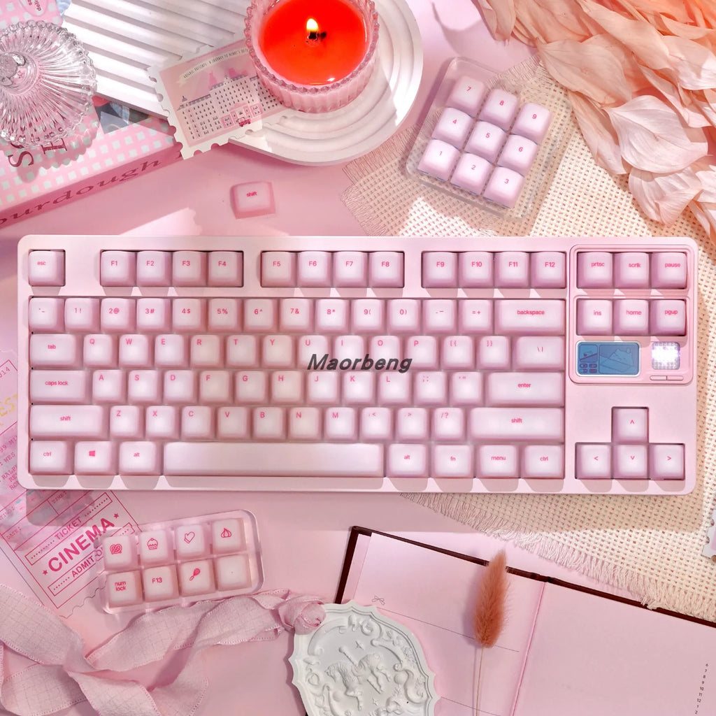 Różowa Klawiatura Mechaniczna