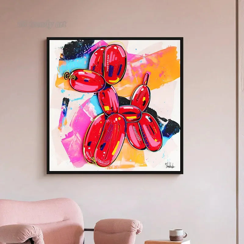 Obraz na płótnie "Balloon Dog Pop Art"