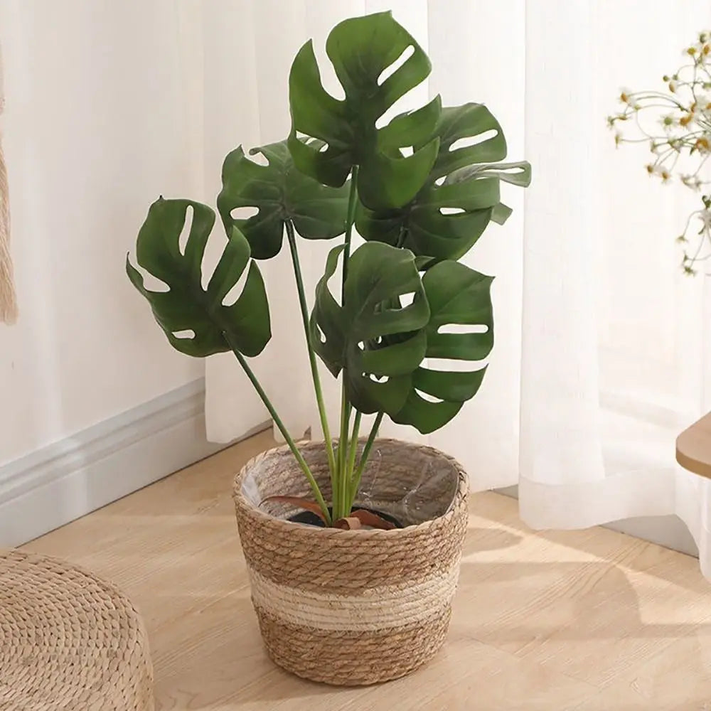 Zestaw Plecionych Koszy na Doniczki Boho