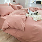 Miękki i oddychający komplet poszewek i prześcieradło w różnych kolorach