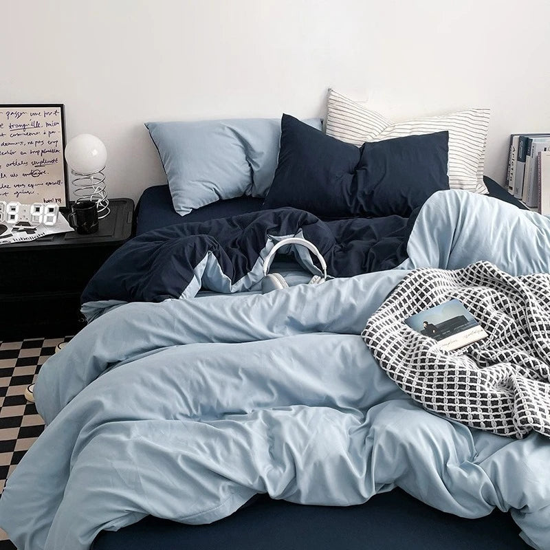 Zestaw poszewek - prześcieradło, poduszki i kołdra