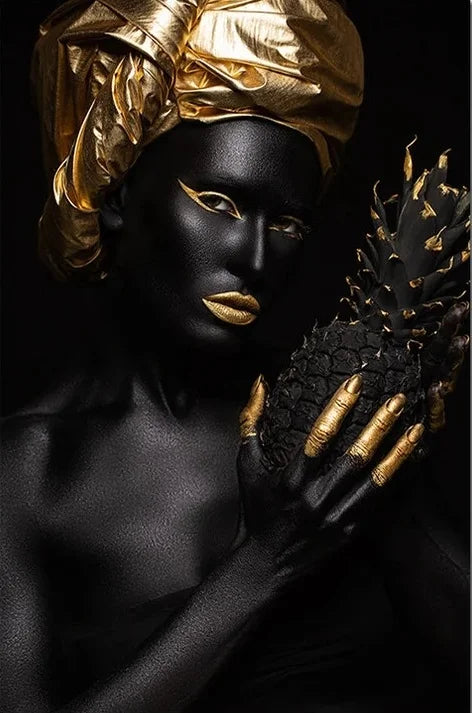 Obraz na płótnie "Złota Bogini"