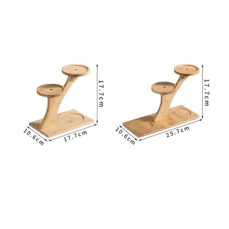 Dekoracyjny stojak na rośliny – bambusowy