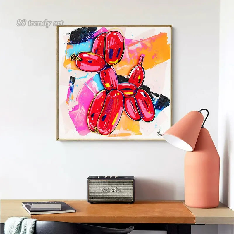 Obraz na płótnie "Balloon Dog Pop Art"