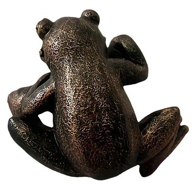 Figurka Żaba Wspinacz - Ozdoba na Doniczkę