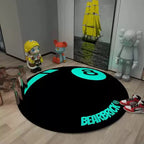 Okrągły Dywan "Kula Bilardowa nr 8"