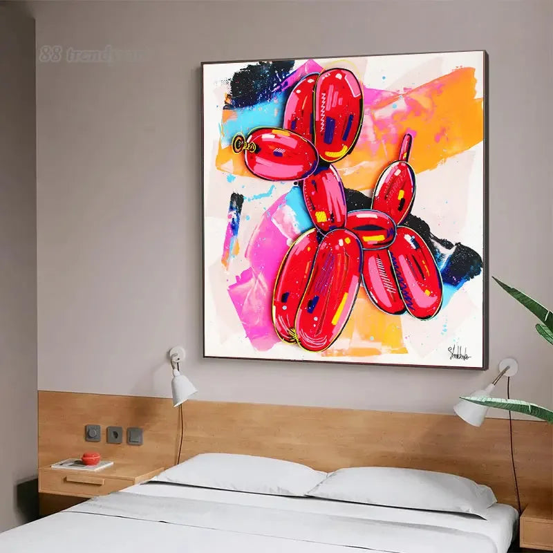 Obraz na płótnie "Balloon Dog Pop Art"