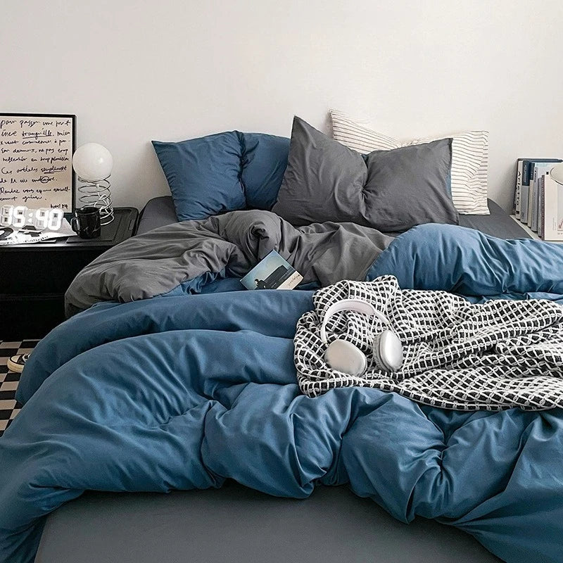 Zestaw poszewek - prześcieradło, poduszki i kołdra