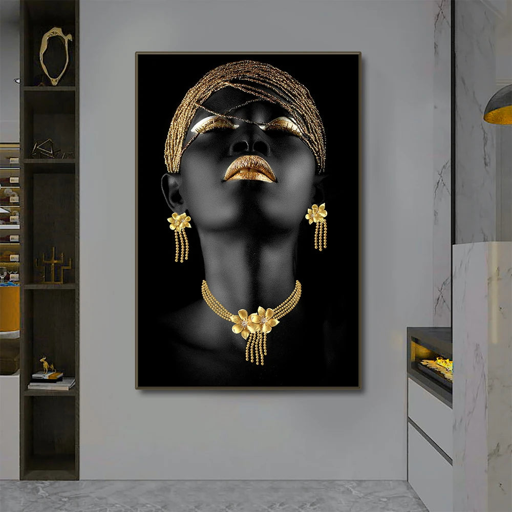 Obraz na płótnie "Złota Bogini"