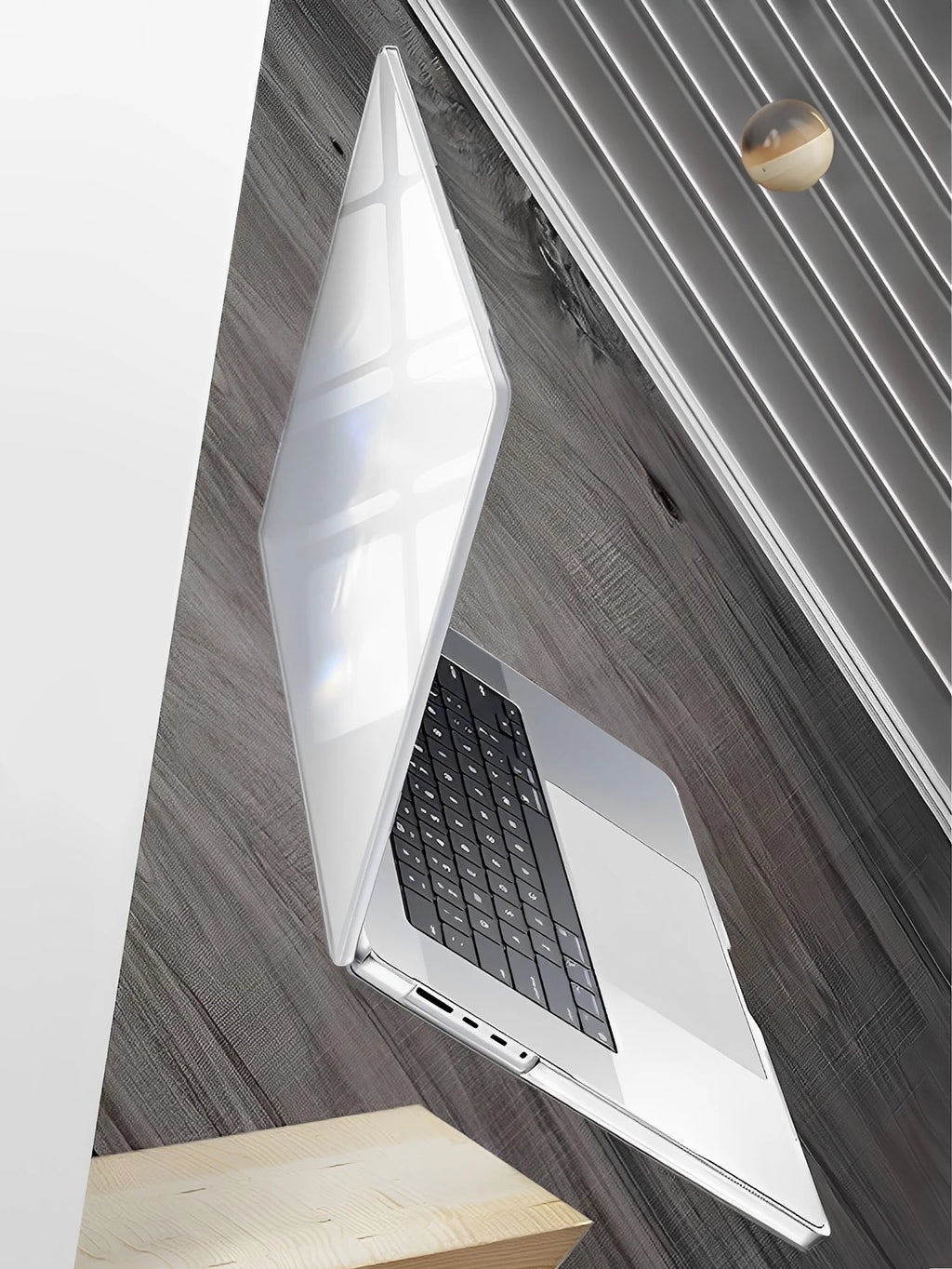 Przezroczyste, Twarde Etui Ochronne na MacBook Air i Pro