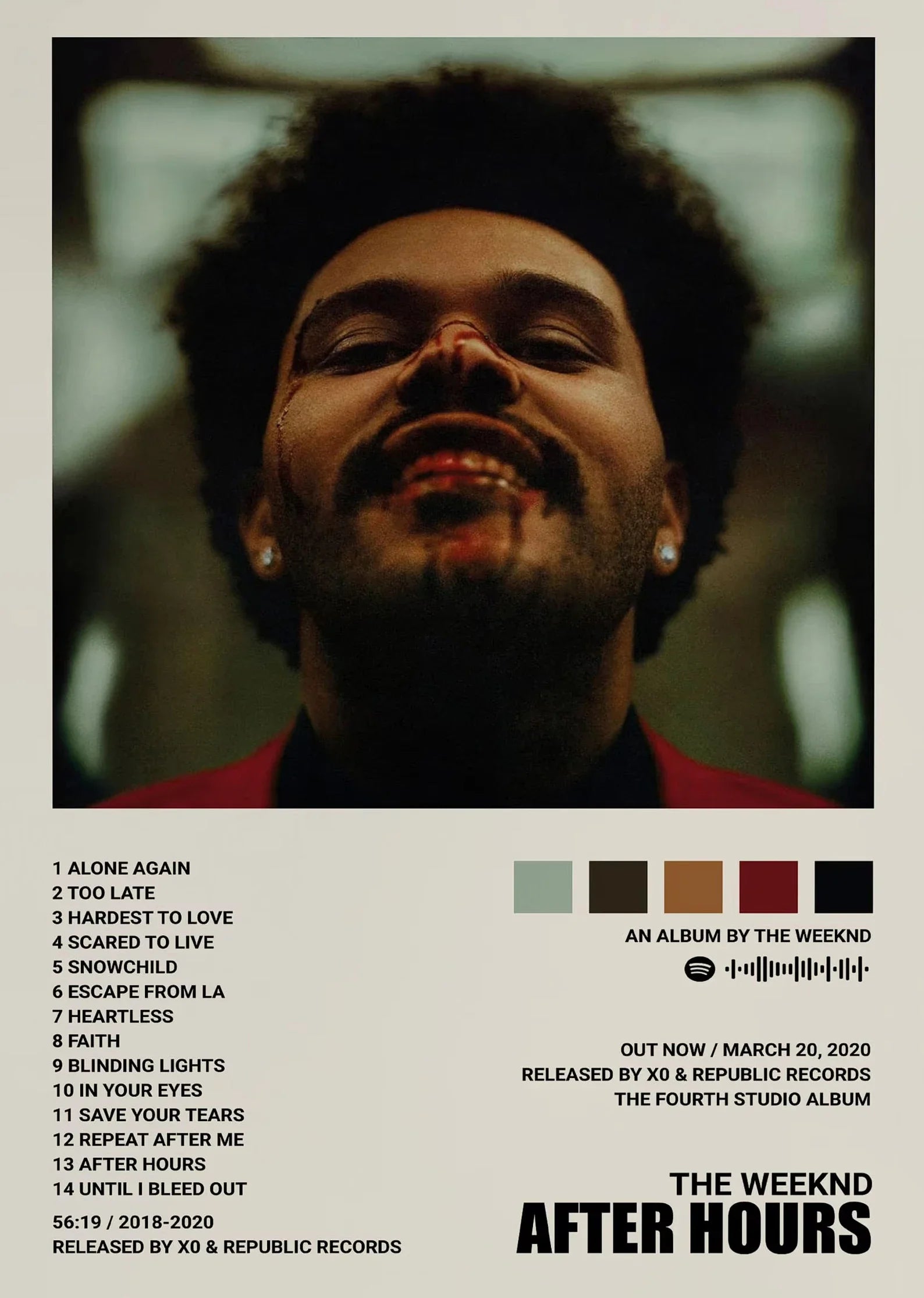 Plakat "The Weeknd"