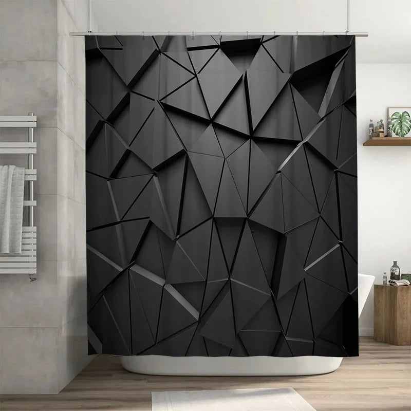 Zasłona prysznicowa z efektem 3D