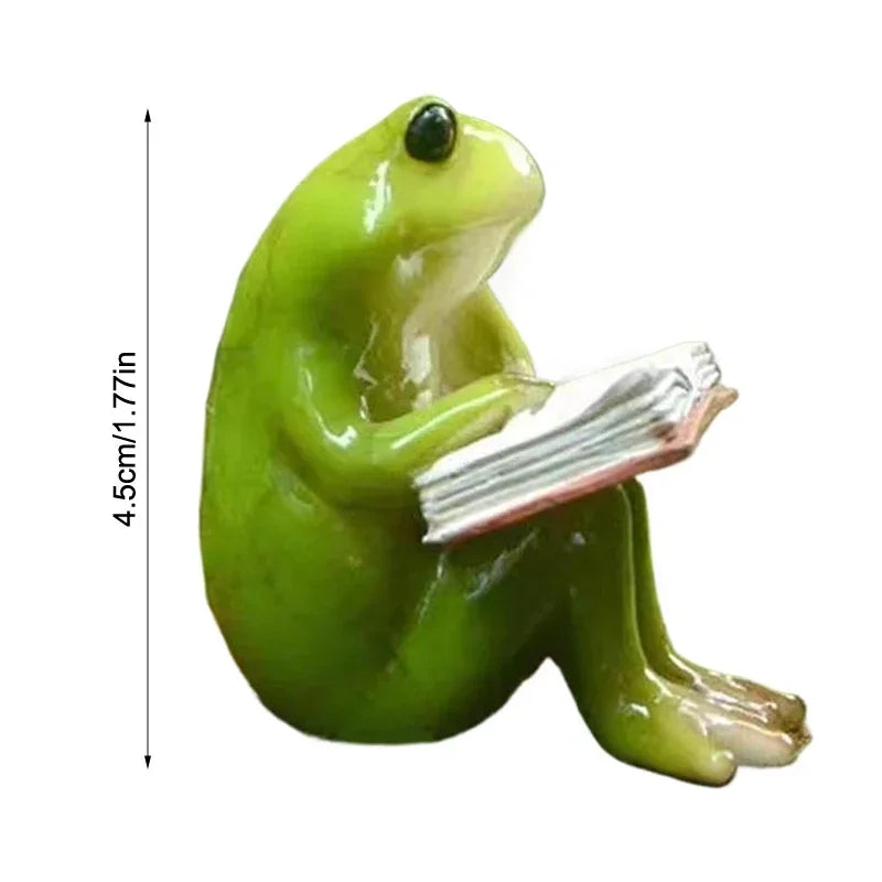 Figurka Żaba Czytelnik