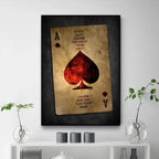 Obraz na płótnie "As Pik"