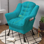 Nowoczesny fotel z podnóżkiem