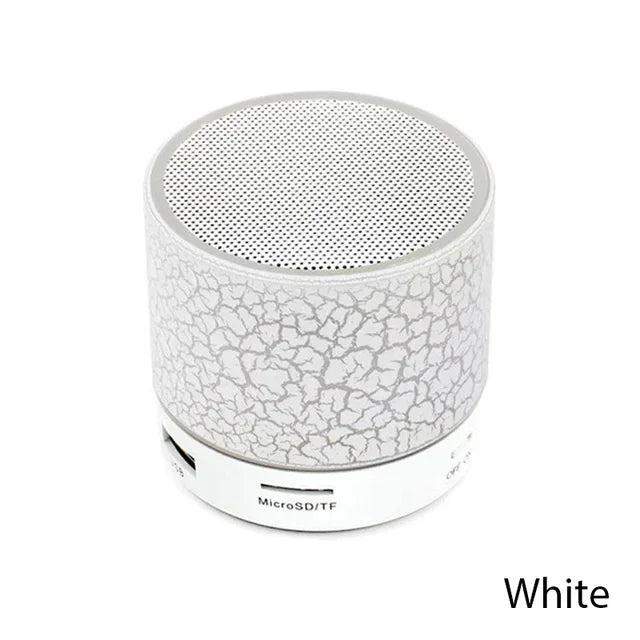 Głośnik Bluetooth Efektem Pęknięć i Oświetleniem LED