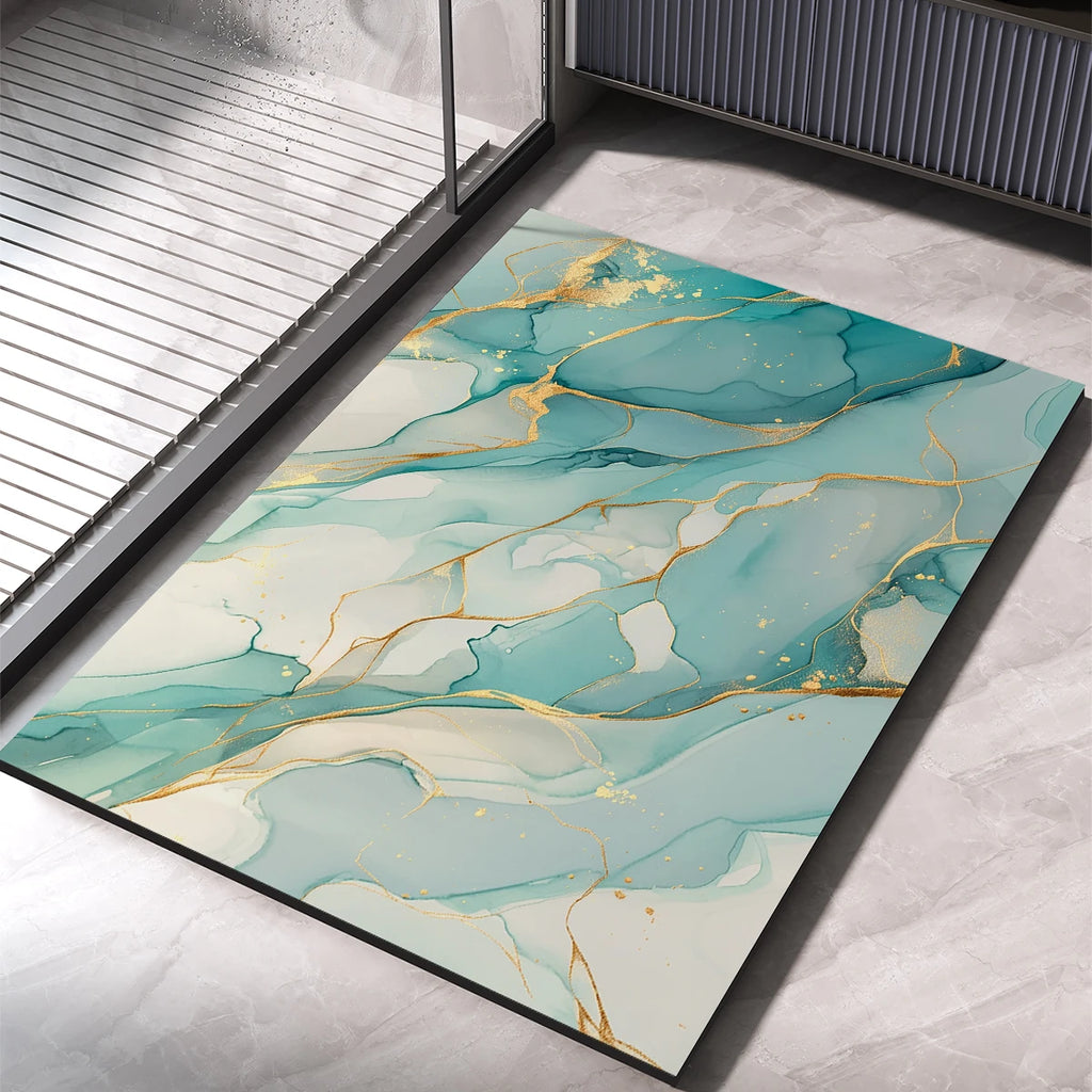 Szybkoschnąca mata łazienkowa z ziemi okrzemkowej