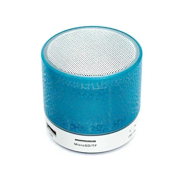 Głośnik Bluetooth Efektem Pęknięć i Oświetleniem LED
