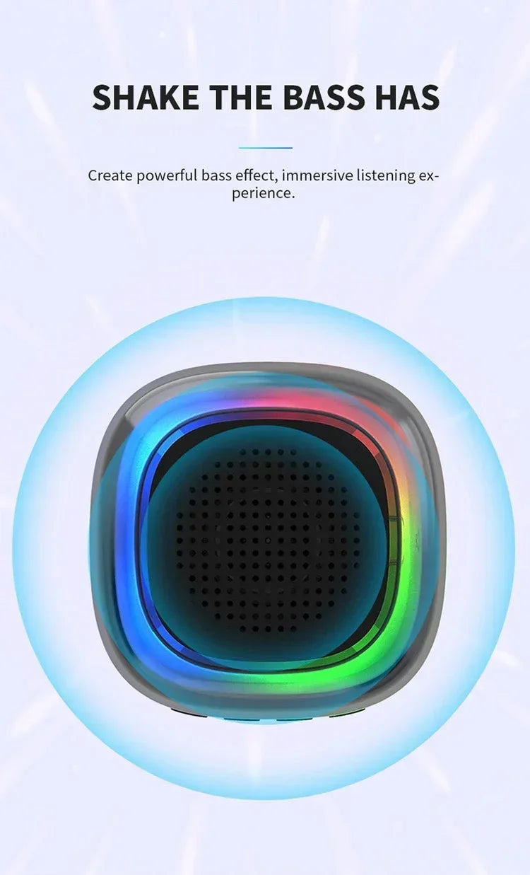 Przenośny Głośnik Bluetooth 5.0 z Oświetleniem RGB