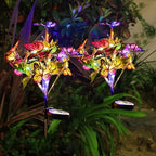 Lampy Solarne Ogrodowe LED Motyle Zestaw