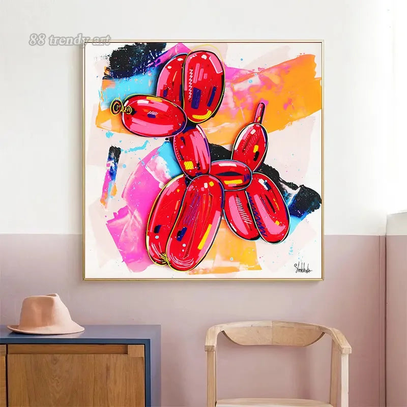 Obraz na płótnie "Balloon Dog Pop Art"