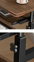 Nowoczesne, dwupoziomowe biurko