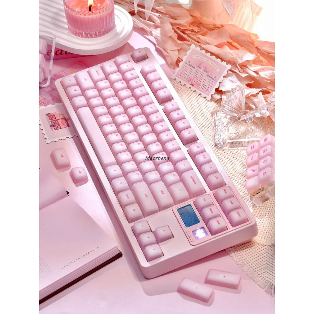 Różowa Klawiatura Mechaniczna