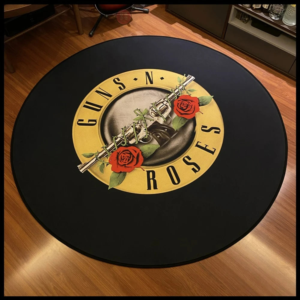 Dywan z Motywami Zespołów Rockowych