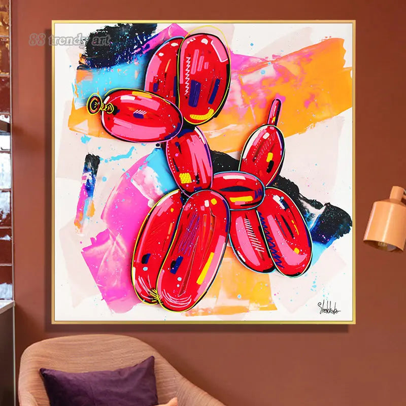 Obraz na płótnie "Balloon Dog Pop Art"