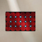 Geometryczny dywanik łazienkowy / wejściowy