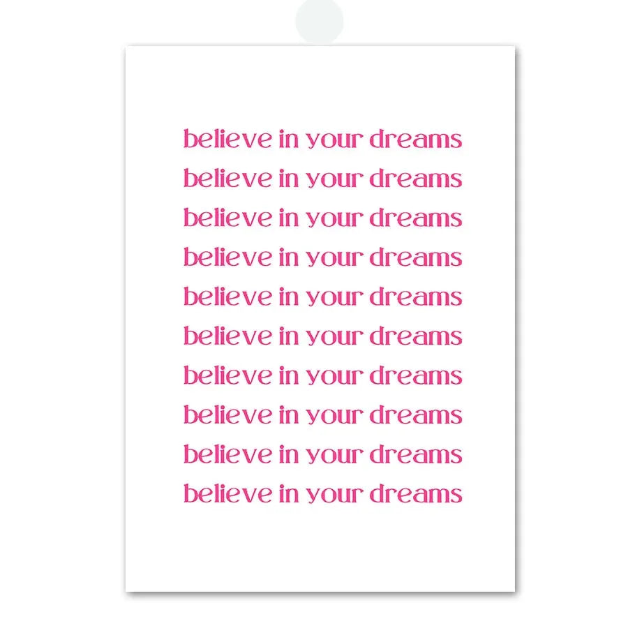 plakat ścienny "Pink Dream"