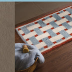 Geometryczny dywanik łazienkowy / wejściowy