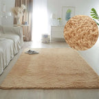 Puszysty Dywan w Kolorze Czarnym