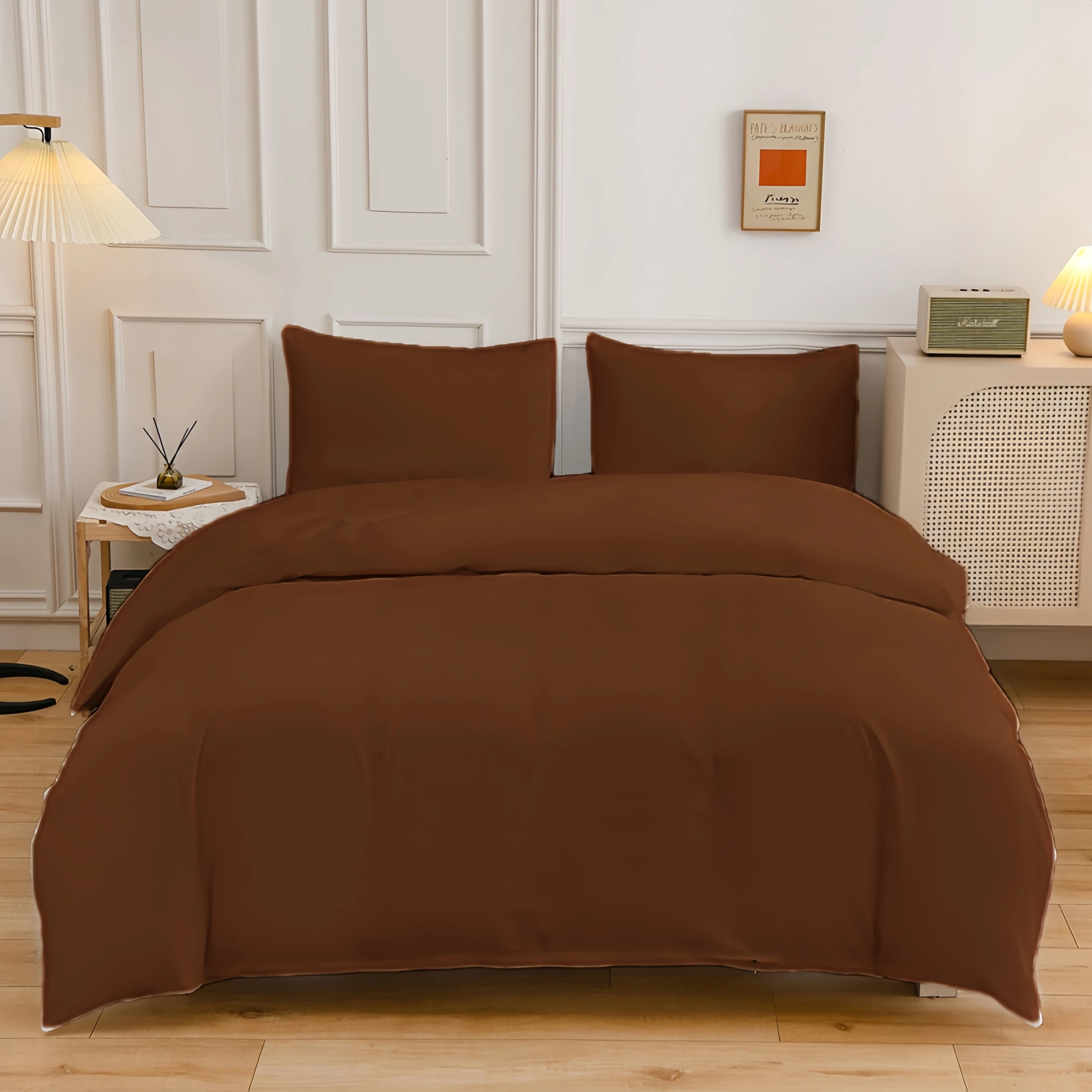 Elegancki Zestaw Pościeli w Jednolitym Kolorze