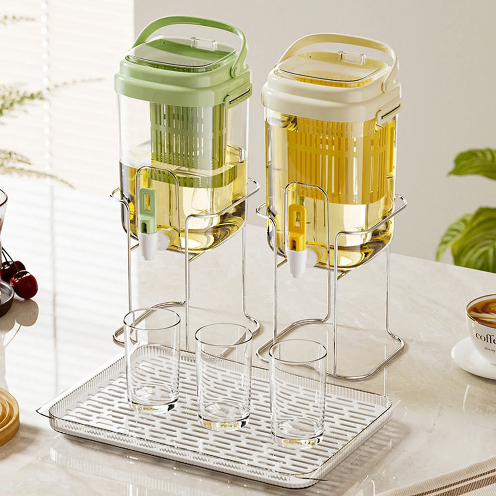 Dzbanek 2L z kranem i stojakiem - Idealny do napojów