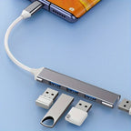 4-Portowy Hub USB Typ-C 3.0 / 3.1 OTG – szybki i praktyczny adapter