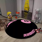 Okrągły Dywan "Kula Bilardowa nr 8"