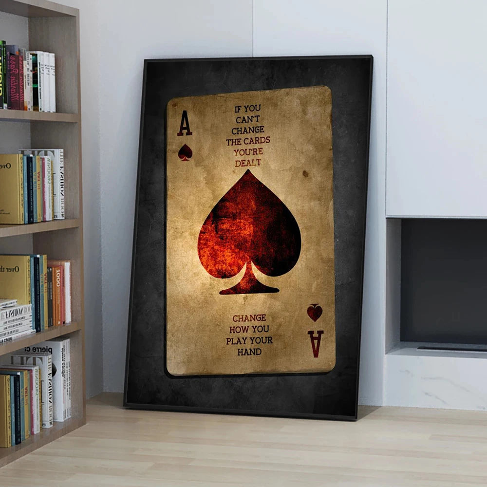 Obraz na płótnie "As Pik"