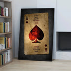 Obraz na płótnie "As Pik"