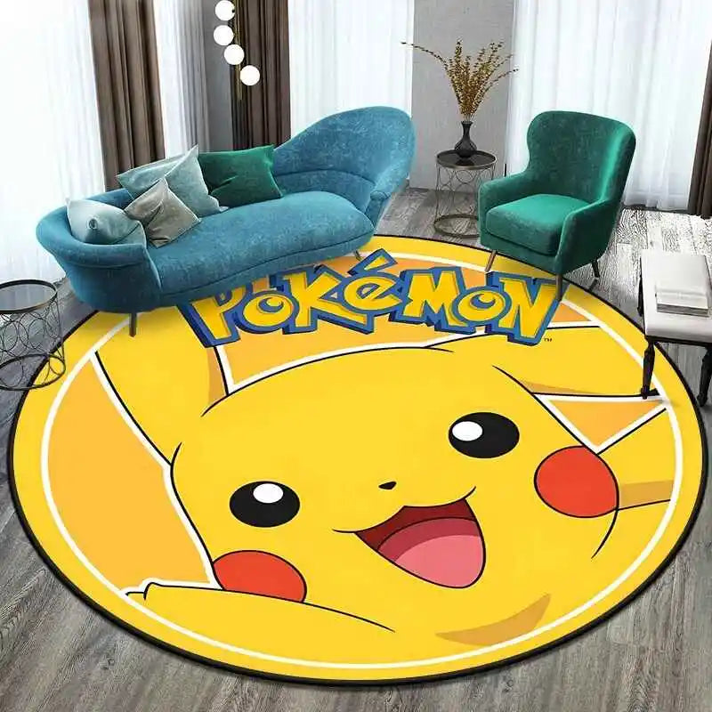 Okrągły dywanik z Pikachu i Pokeball