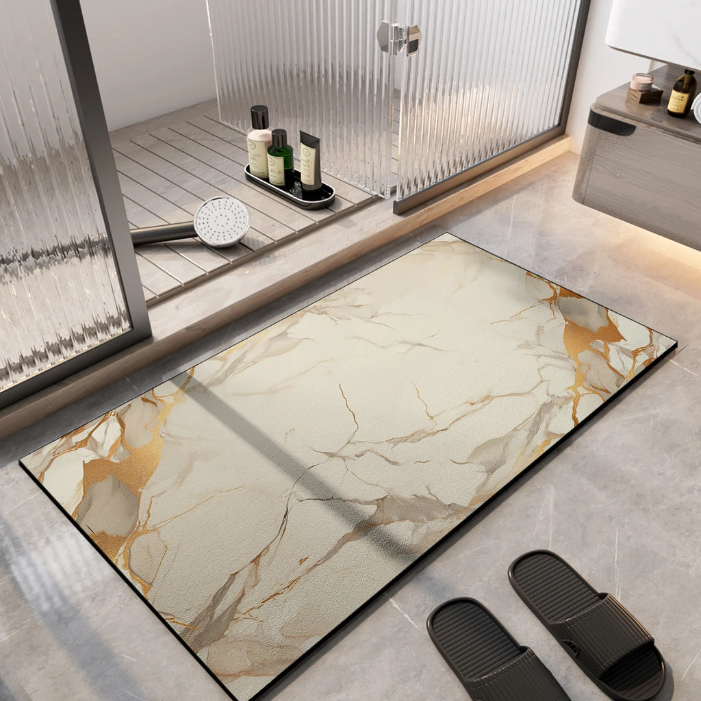 Szybkoschnąca mata łazienkowa z ziemi okrzemkowej