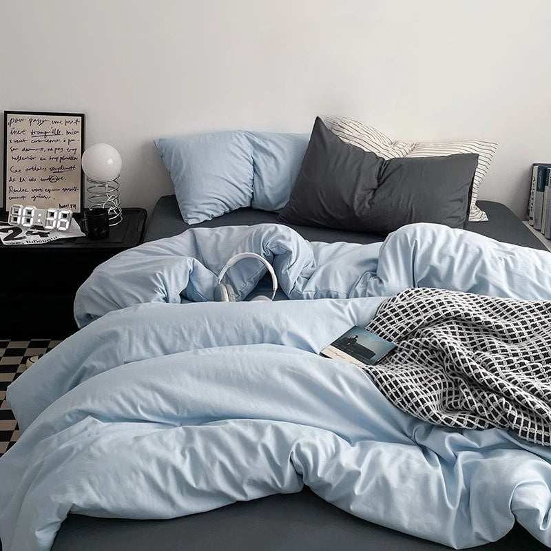 Zestaw poszewek - prześcieradło, poduszki i kołdra