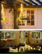 Girlanda świetlna LED solarna z drutu miedzianego