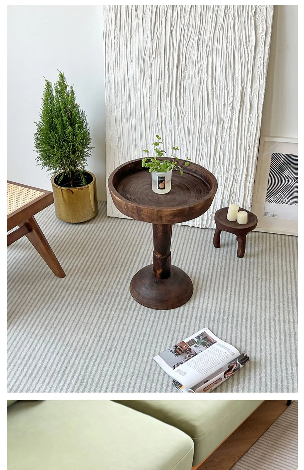 Rustykalny stolik kawowy