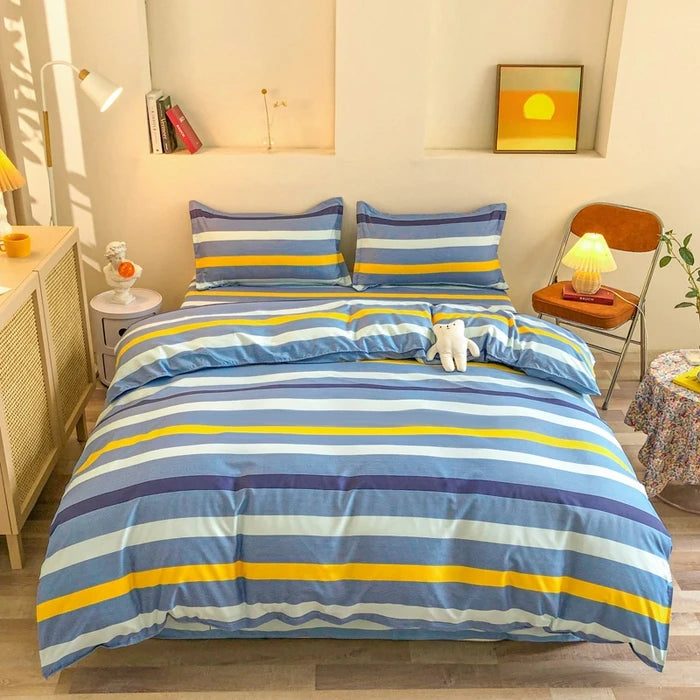 Komplet poszewek w kratę