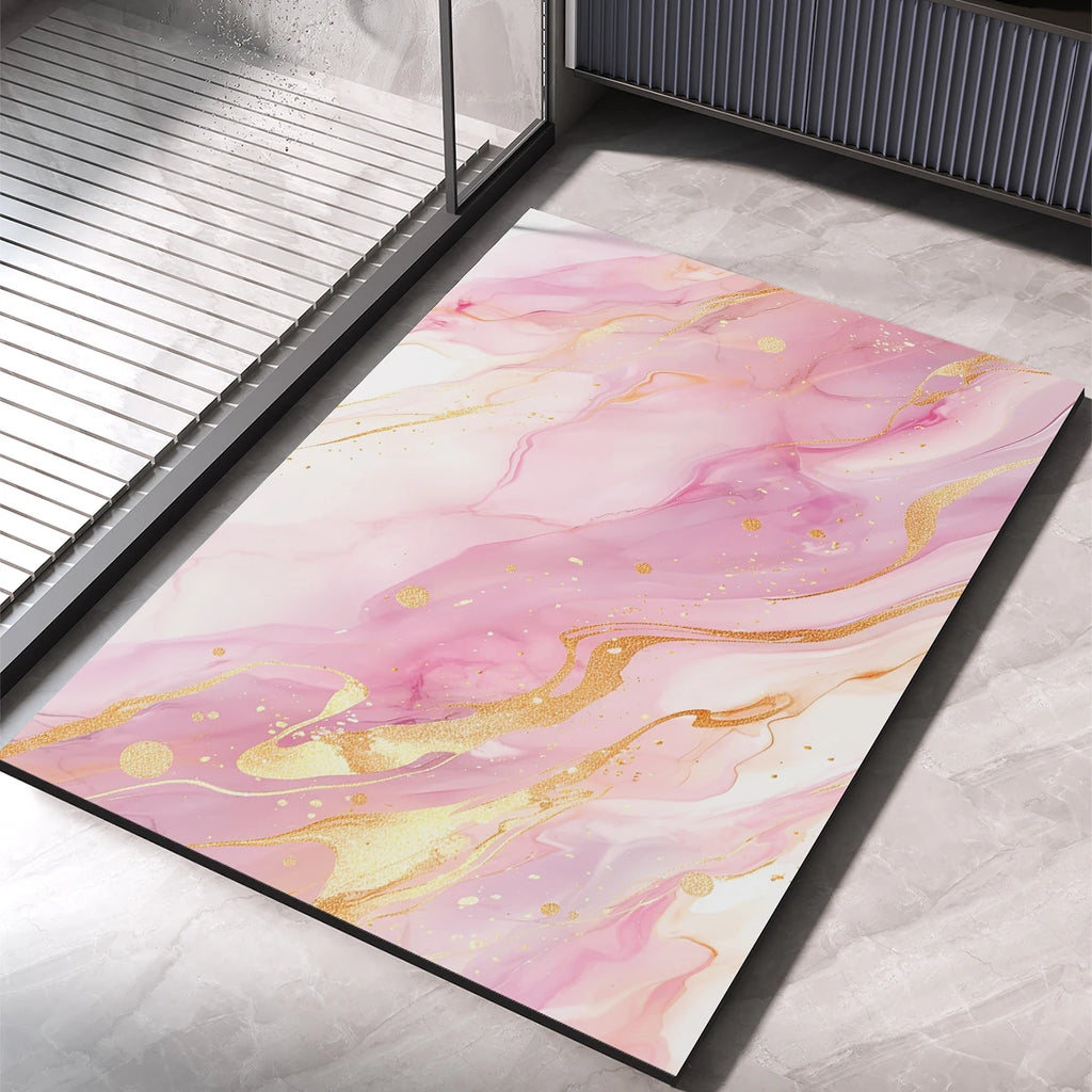 Szybkoschnąca mata łazienkowa z ziemi okrzemkowej