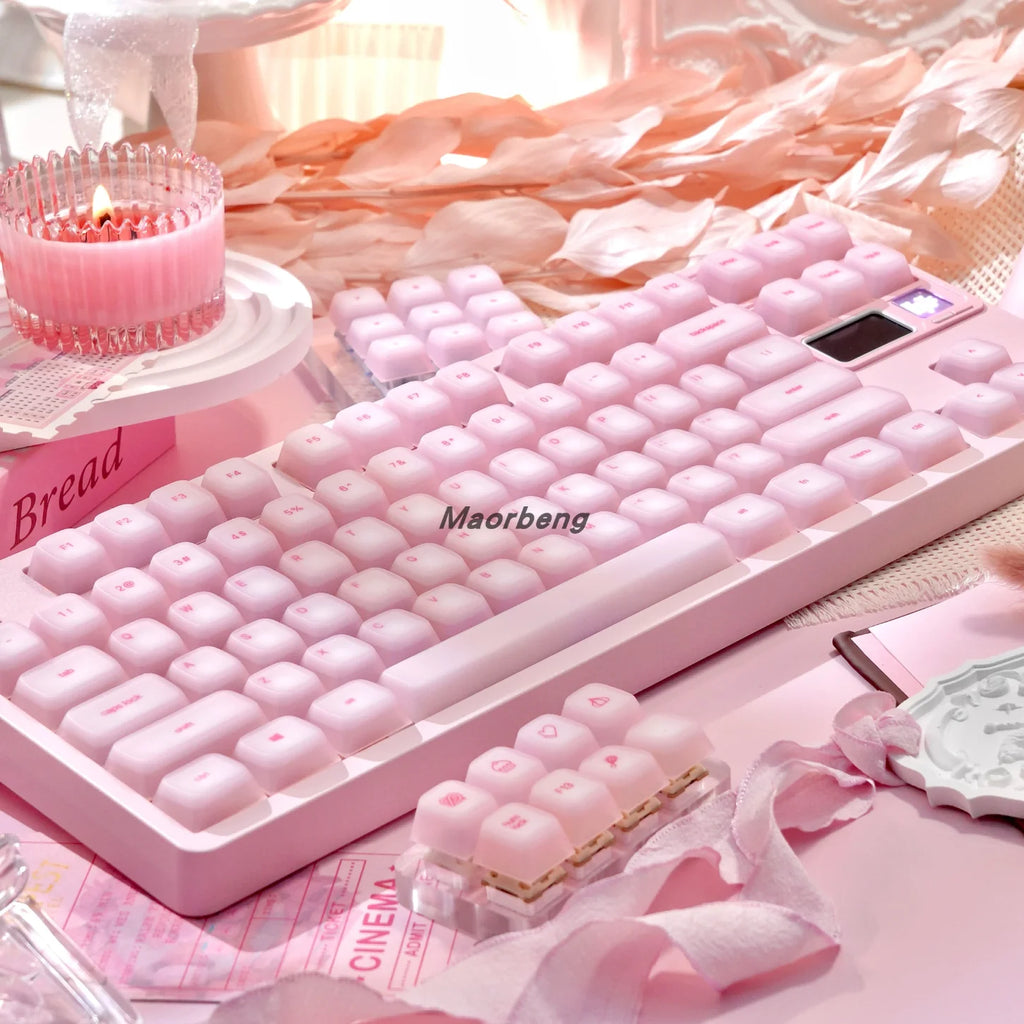 Różowa Klawiatura Mechaniczna